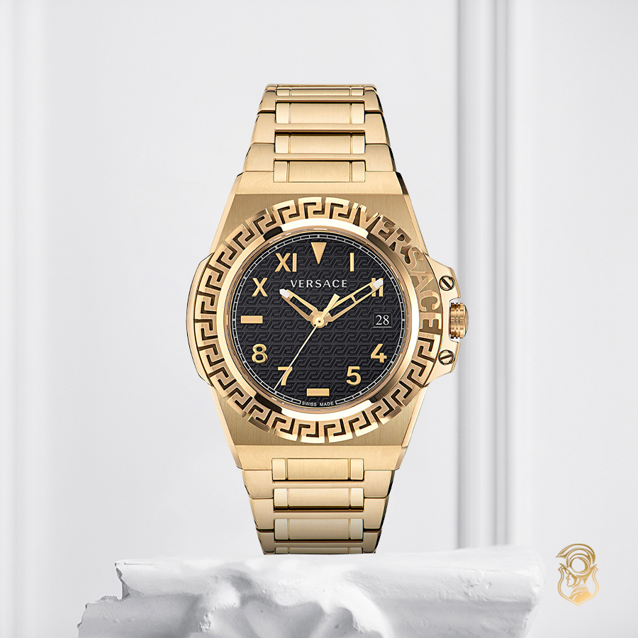 MSP: 101341 Versace Greca Reaction Watch 44mm 36,760,000