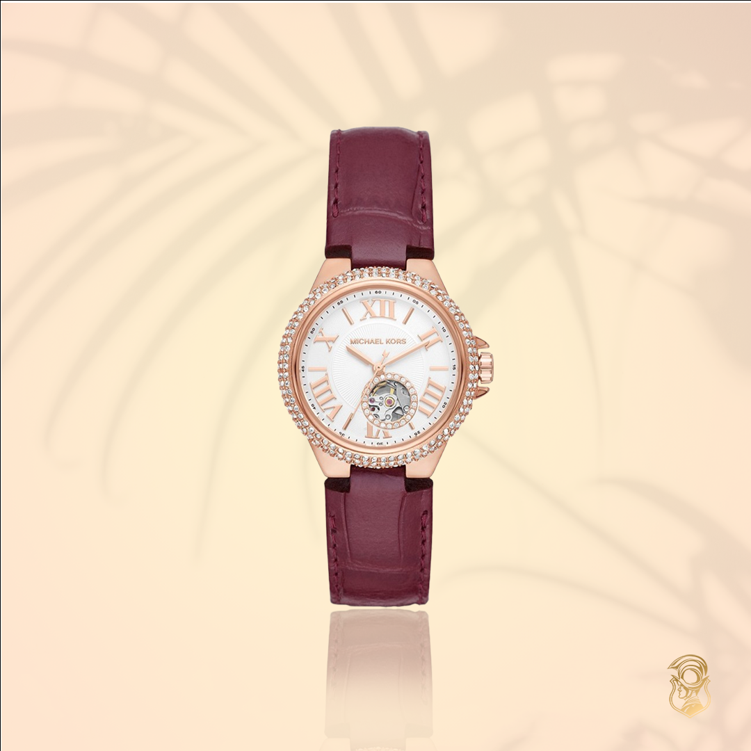 MICHAEL KORS CAMILLE AUTOMATIC BERRY WATCH 33MM MSP: 101382 10,238,000 VNĐ