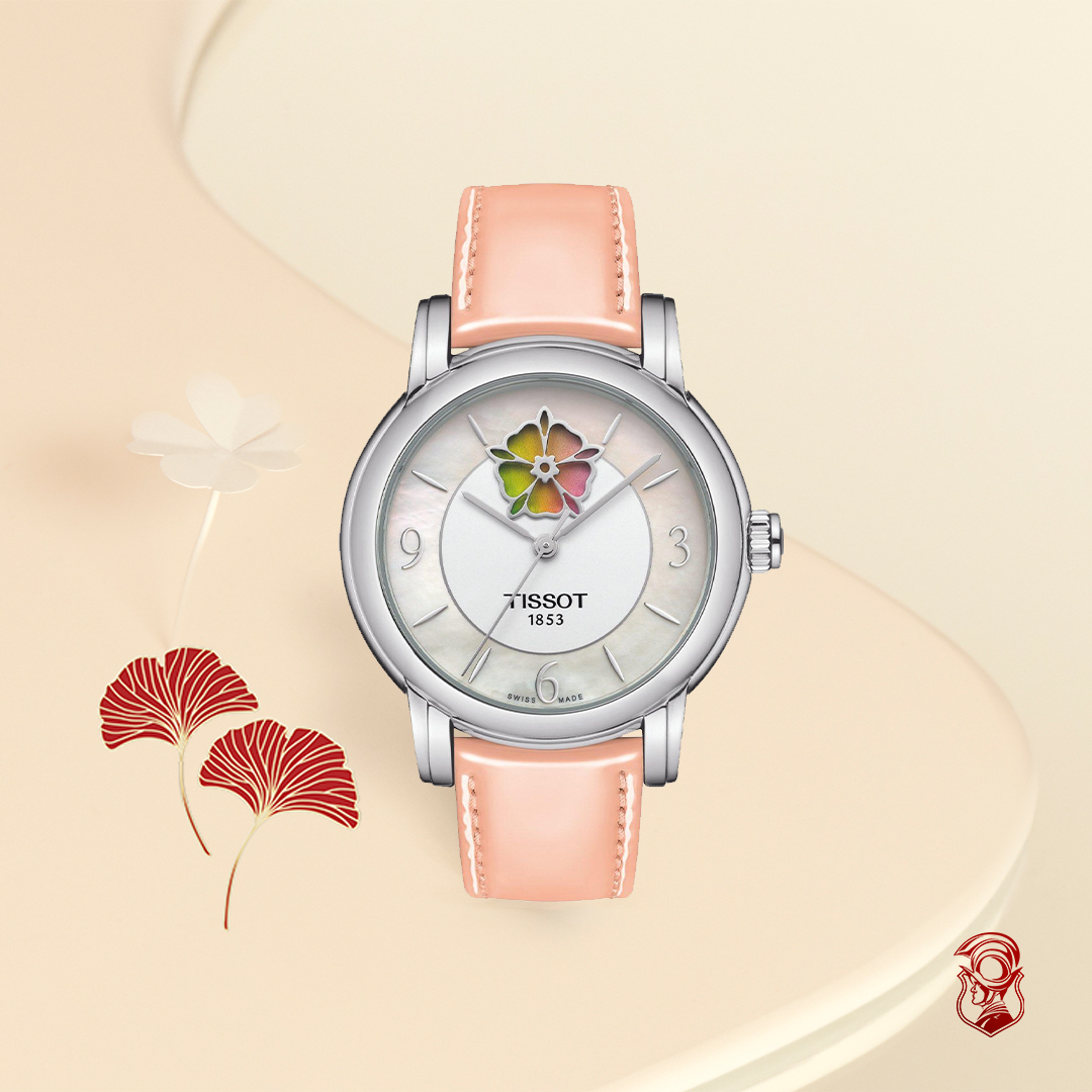 MSP: 93314 Tissot Lady Heart T050.207.16.117.00 Flower Powermatic 80 35mm 20,460,000