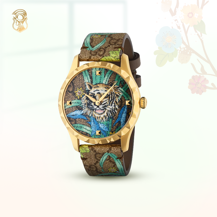 GUCCI TIGER G-TIMELESS WATCH 38MM