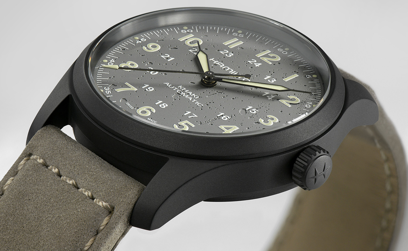 dòng Hamilton Khaki Field Titanium 38mm