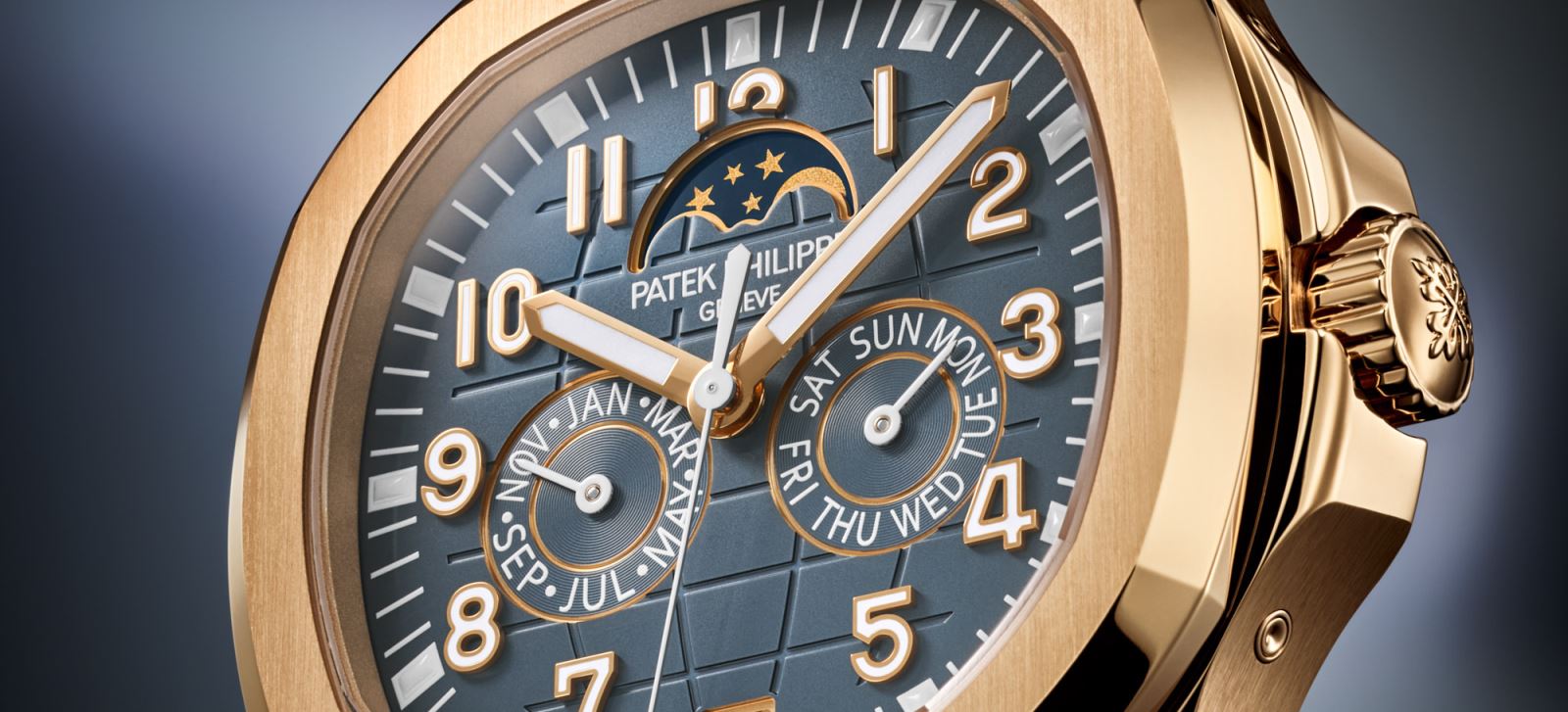 Patek Philippe Ra Mắt Đồng Hồ Lịch Thường Niên Aquanaut Luce Reference 5261R-001