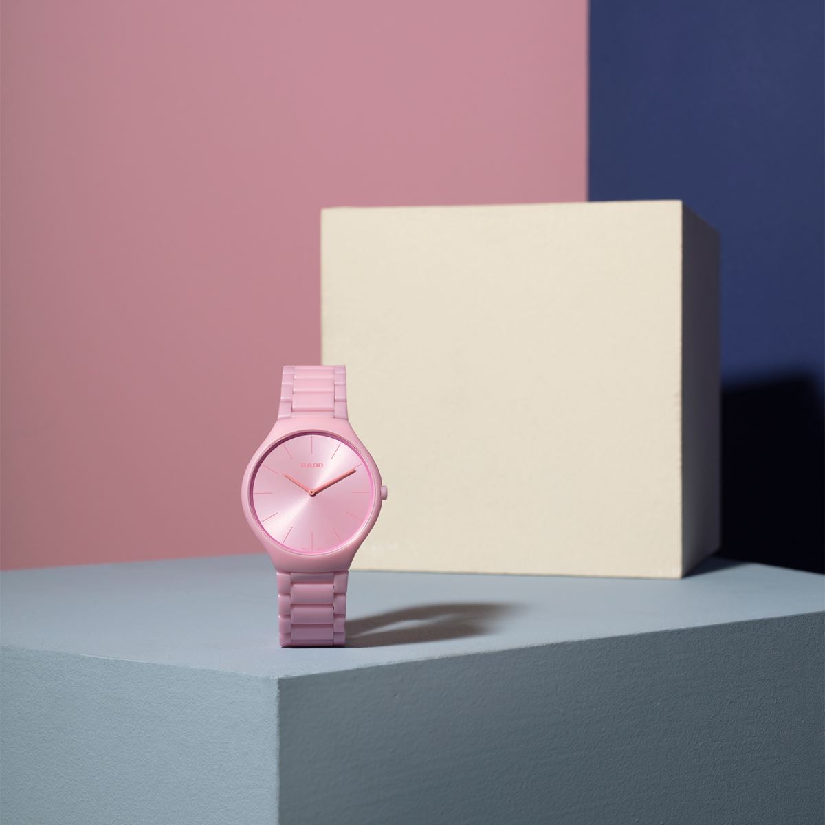 Rado True Thinline Les Couleurs Le Corbusier Luminous Pink 4320C