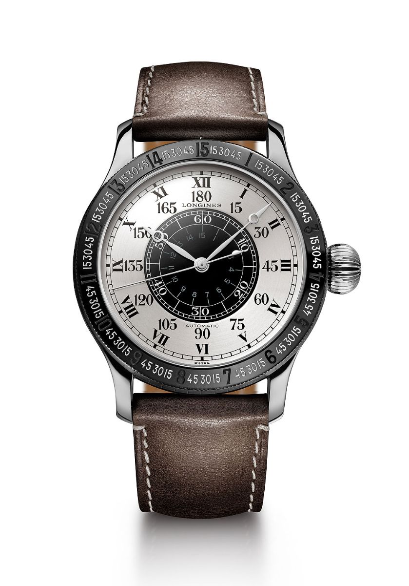 Longines Hour Angle - Chiếc đồng hồ đánh dấu đánh dấu 90 năm phi công Charles Lindberg một mình vượt Đại Tây Dương