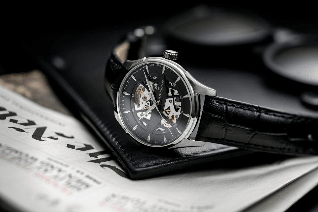 đồng hồ lộ cơ hamilton jazzmaster skeleton mới 2020