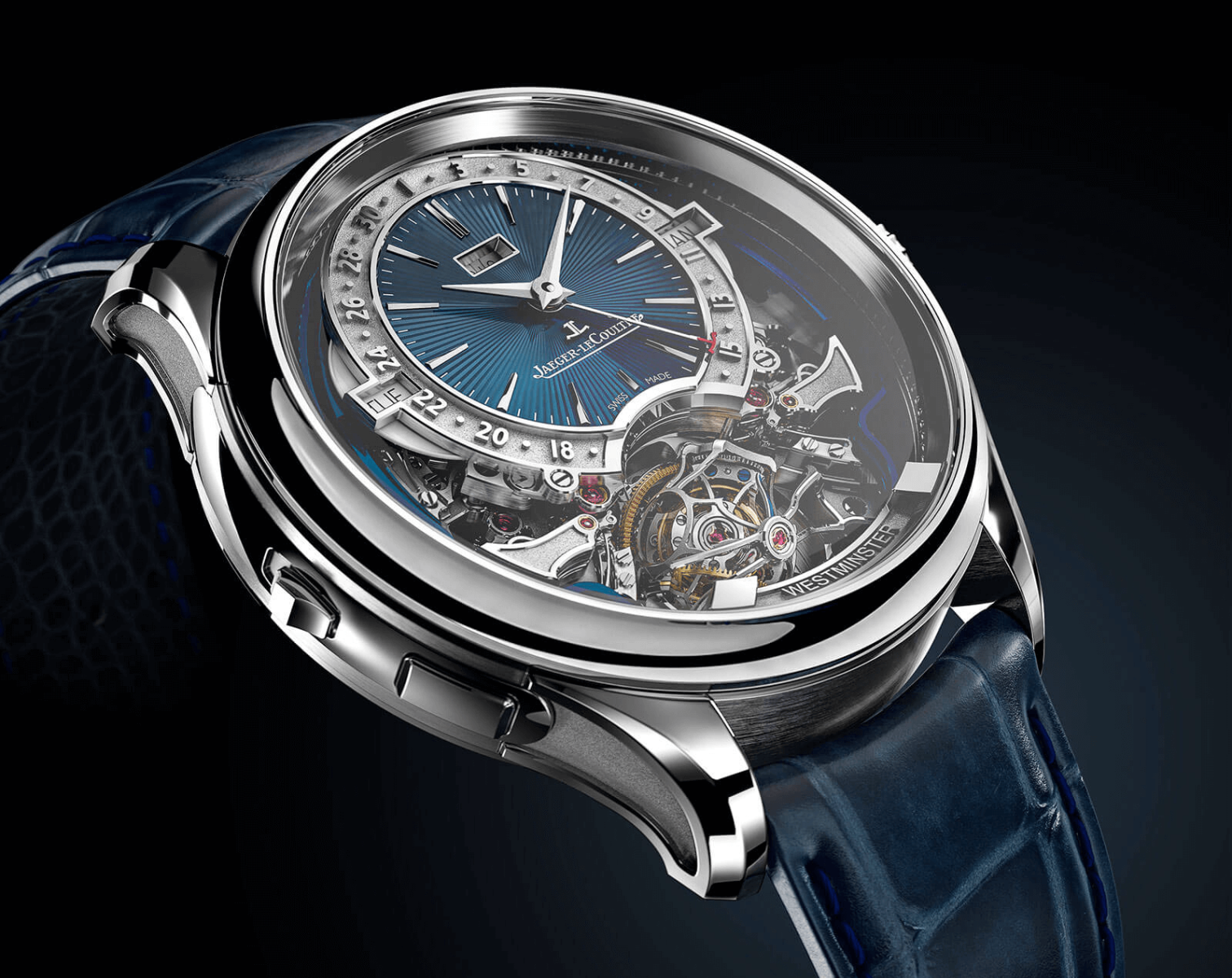 đồng hồ Gyrotourbillon trong đồng hồ Jaeger-LeCoultre Grande Tradition 