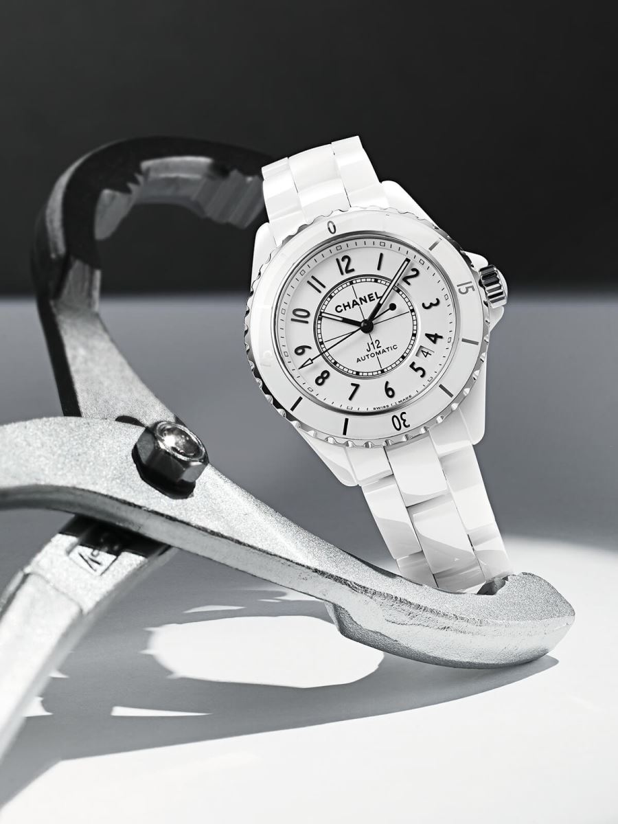 đồng hồ chanel j12 white 