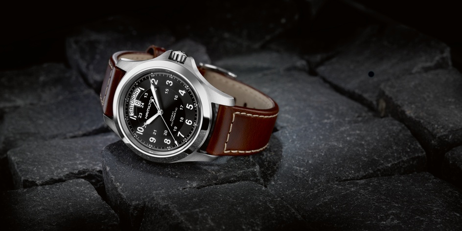 banner đồng hồ Hamilton Khaki Field King