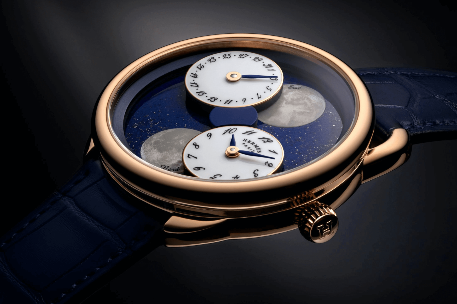 Hermes Arceau L'Heure De La Lune 2020, phiên bản Lapis Lazuli