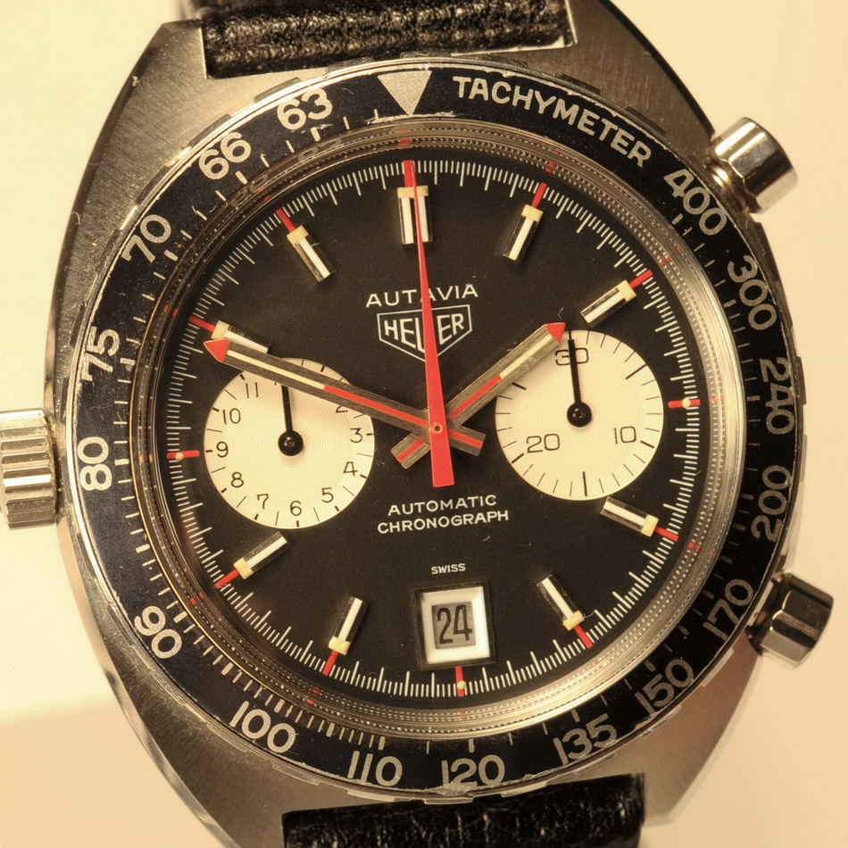 đồng hồ bezel tachymeter xoay heuer thời kỳ đầu 