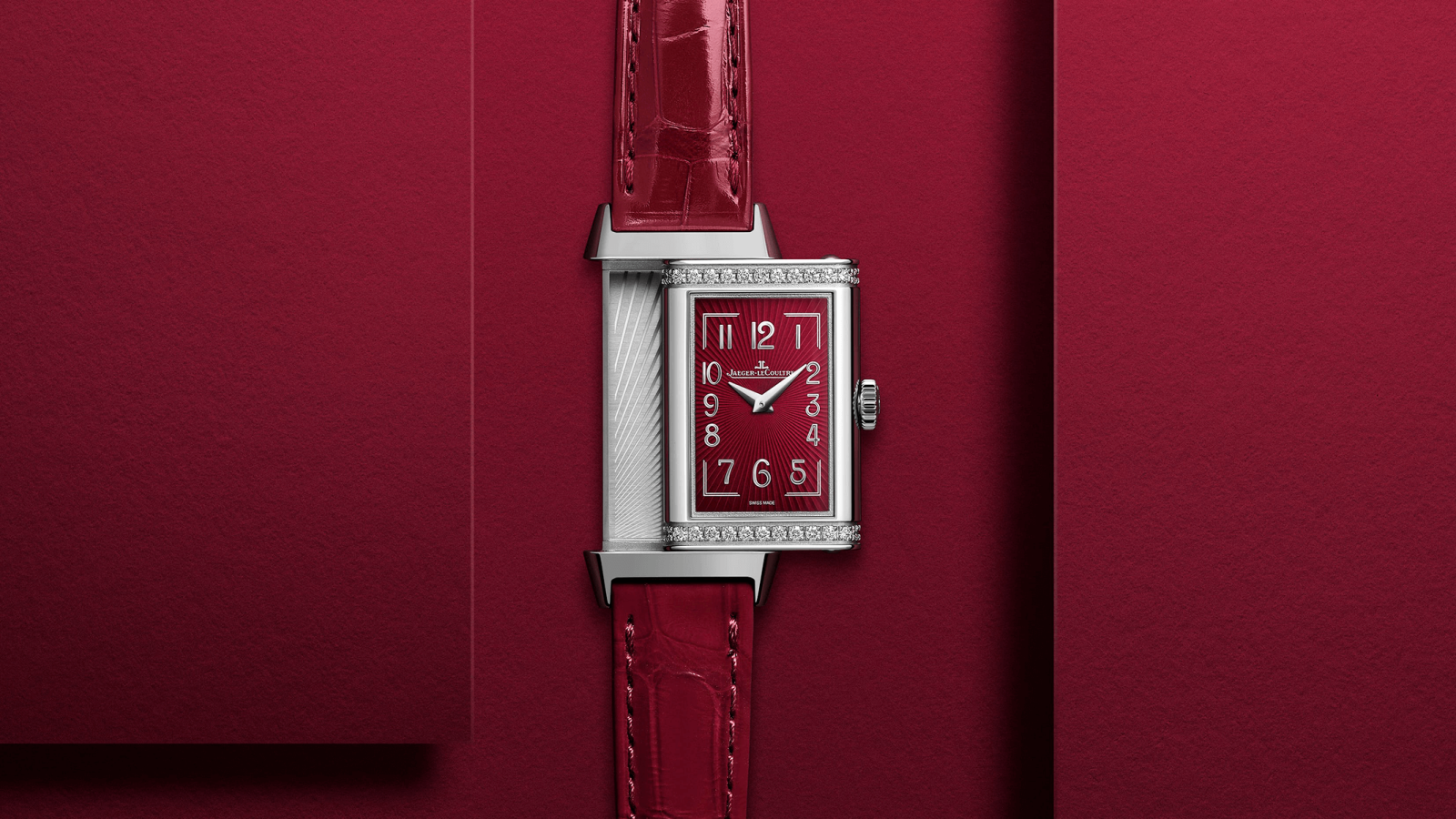 đồng hồ nữ jaeger-lecoultre reverso one red-wine màu đỏ rượu vang