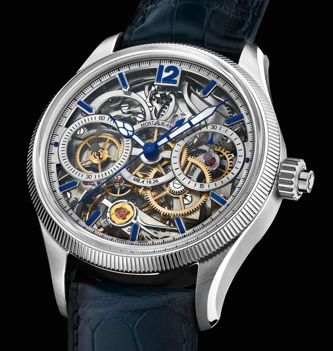 đồng hồ skeleton Montblanc 1858 “The Unveiled Secret” Minerva Monopusher Chronograph